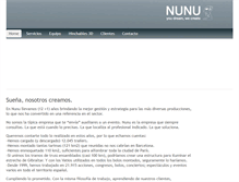 Tablet Screenshot of nunu.es